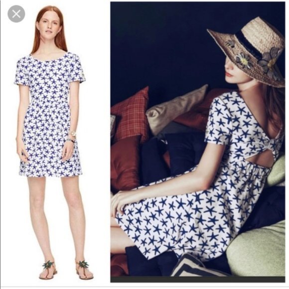 Kate Spade Starfish Tieback Dress, Size Small - Picture 1 of 1